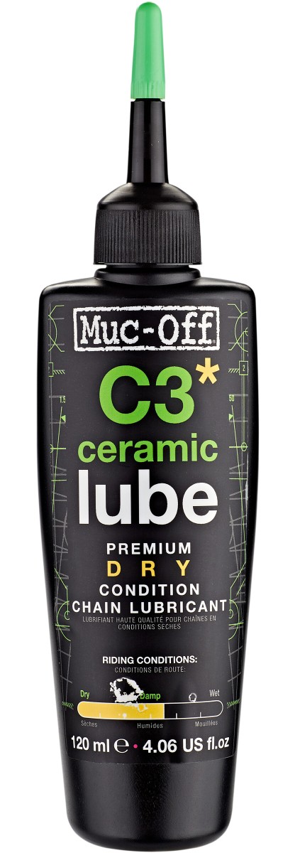 Muc-off Dry Lube C3 Kettingolie Ceramic 120ml – MTB, Koers En Triatlon ...